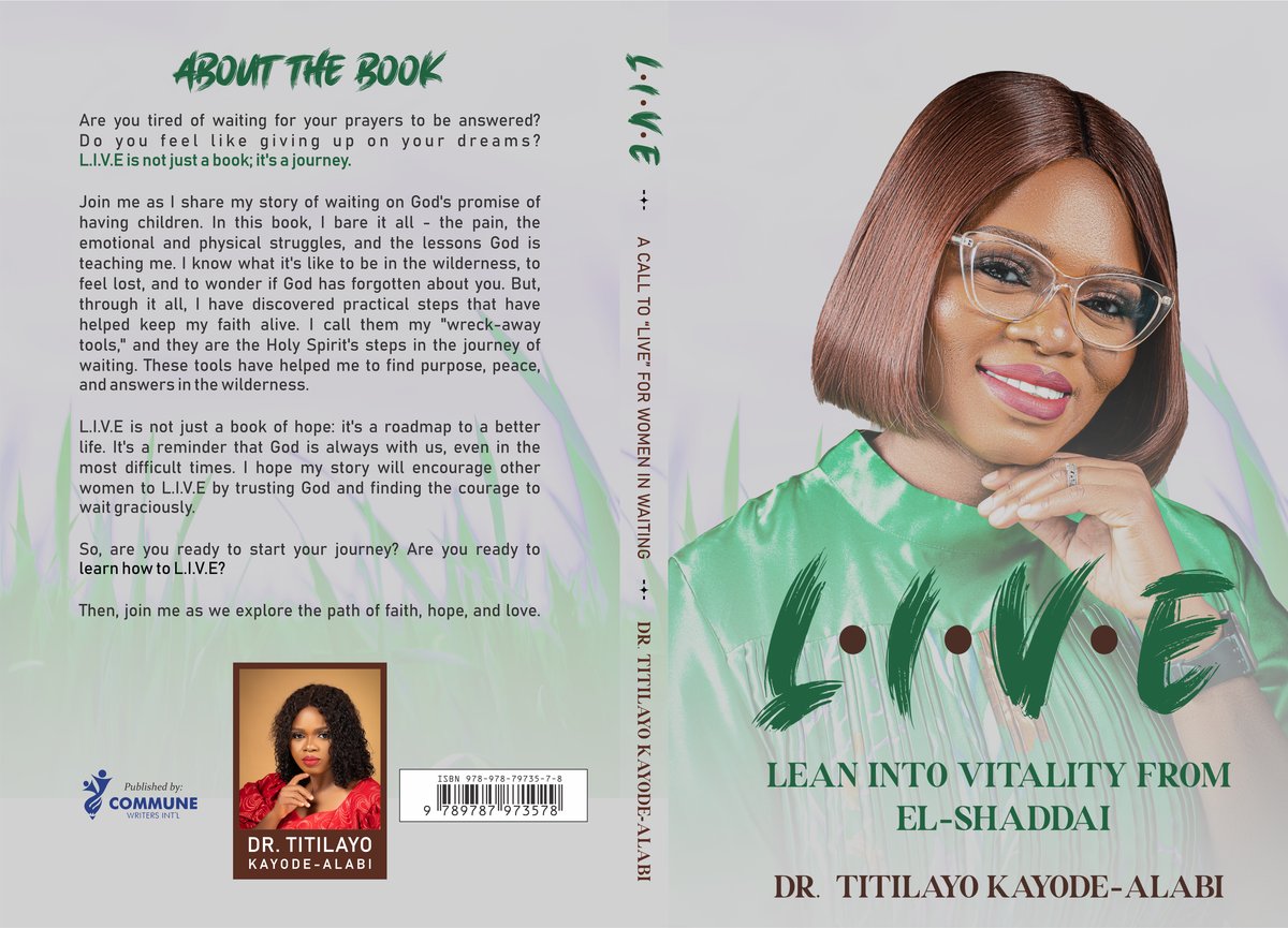 L.I.V.E (Lean Into Vitality from El-Shaddai) Book Cover